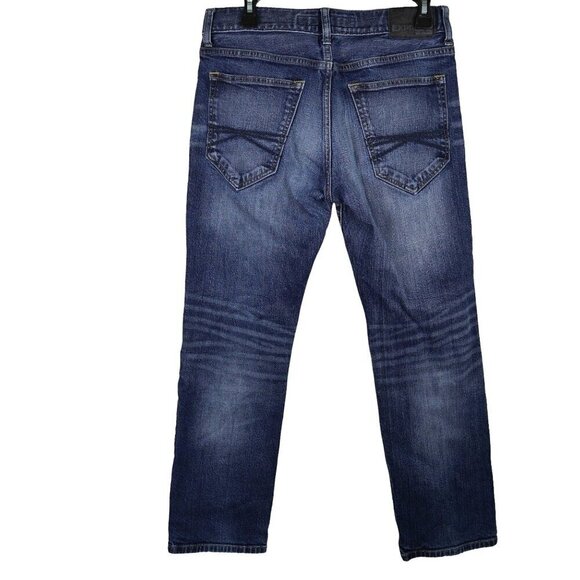 EUC Mens Express Jeans Classic‎ Straight Fit Blue Denim Size 30 x 30 - Picture 2 of 9